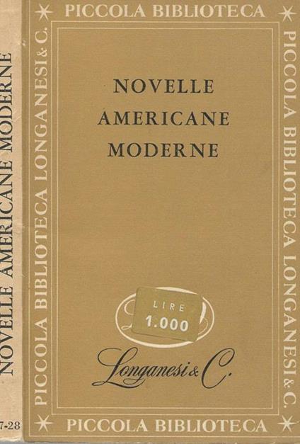 Novelle Americane moderne - copertina