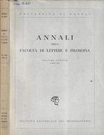 Università di Napoli Annali della facoltà di lettere e filosofia Volume ottavo