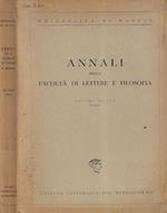 Università di Napoli Annali della facoltà di lettere e filosofia Volume quinto