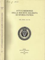 Atti e Memorie della Società Dalmata di Storia Patria Vol. XVIII