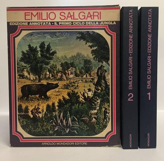 Il primo ciclo della jungla. I Misteri della Jungla nera. Le Tigri di Mompracem. I Pirati della Malesia, Le Due Tigri - Emilio Salgari - copertina