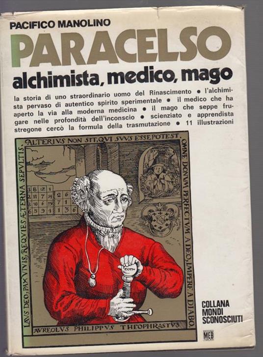 Paracelso alchimista, medico, mago - Pacifico Manolino - copertina