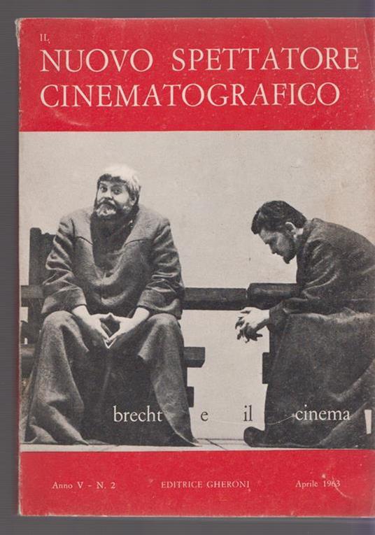 Il nuovo spettatore cinematografico. Brecht e il cinema - copertina