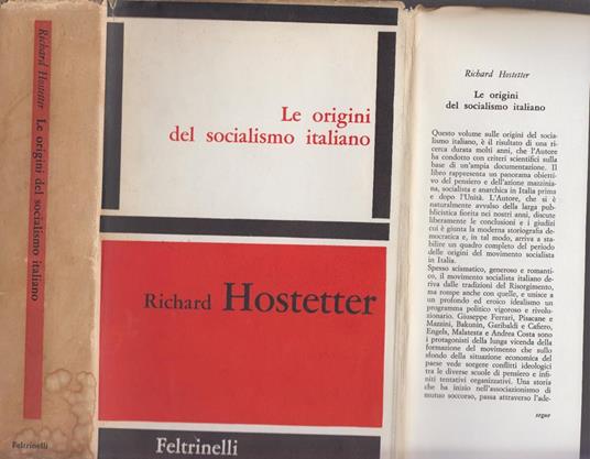 Le origini del socialismo italiano - Richard Hofstadter - copertina