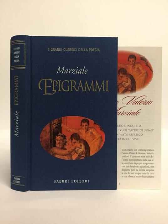 Epigrammi - Marco Valerio Marziale - copertina