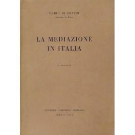 La mediazione in Italia - Dario Di Gravio - copertina