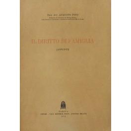 Il diritto di famiglia (Appunti) - Augusto Pino - copertina