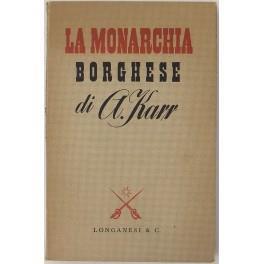 La monarchia borghese - Alphonse Karr - copertina