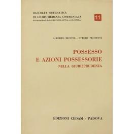 Possesso e azioni possessorie nella giurisprudenza - Alberto Montel - copertina