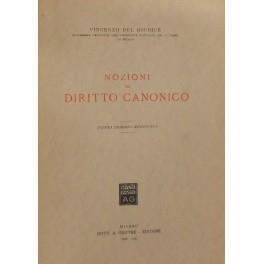 Nozioni di diritto canonico - Vincenzo Del Giudice - copertina