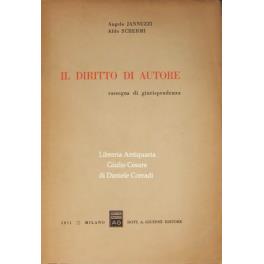 Il diritto di autore. Rassegna di giurisprudenza - Angelo Jannuzzi - copertina