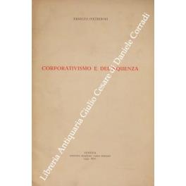 Corporativismo e delinquenza - copertina