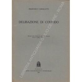 Delibazione di comodo - Francesco Carnelutti - copertina