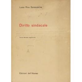 Diritto sindacale - Luisa Riva Sanseverino - copertina