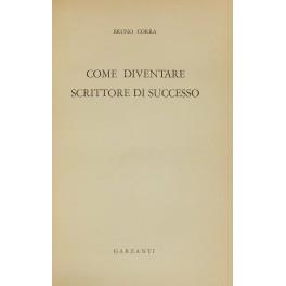 Come diventare scrittore di successo - Bruno Corra - copertina