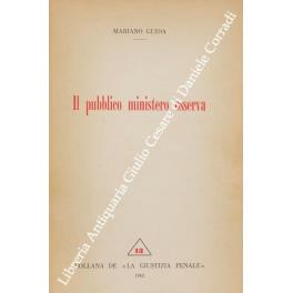 Il pubblico ministero osserva - Mario Guida - copertina