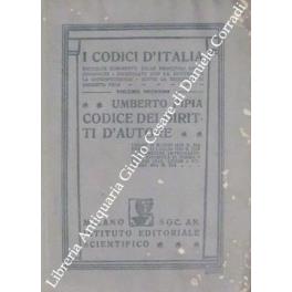 Codice dei diritti d'autore. Legge 18 marzo 1926 N. 562. Regol. 15 luglio 1926 N. 1369. Convenzione internazionale riveduta di Berna 9 giugno 1910. Legge 4 ottobre 1914 N. 1114 - copertina