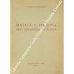 Società e persona nell'esperienza giuridica