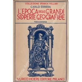 L' epoca delle grandi scoperte geografiche - Carlo Errera - copertina