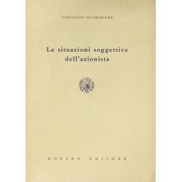 Le situazioni soggettive dell'azionista - Vincenzo Buonocore - copertina