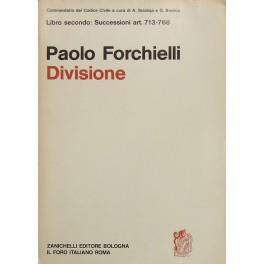 Della divisione. Art. 713-768 - Paolo Forchielli - copertina