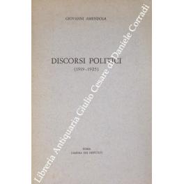 Discorsi politici (1919-1925) - Giovanni Amendola - copertina