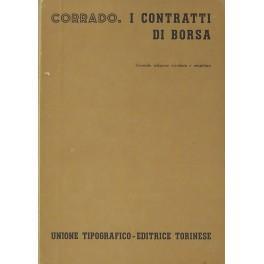 I contratti di borsa - Renato Corrado - copertina