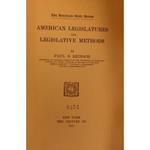 American legislatures and legislative methods