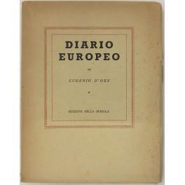 Diario europeo - Eugenio D'Ors - copertina