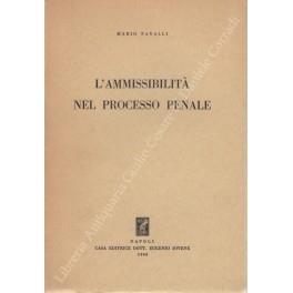 L' ammissibilità nel processo penale - Mario Favalli - copertina