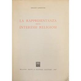 La rappresentanza degli interessi religiosi - Sergio Lariccia - copertina