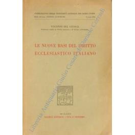 Le nuove basi del diritto ecclesiastico italiano - Vincenzo Del Giudice - copertina