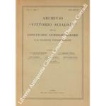 Archivio Vittorio Scialoja per le consuetudini giuridiche agrarie e le tradizioni popolari italiane, vol. I - Fasc. I, aprile 1934-XII