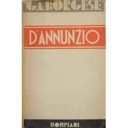 Gabriele D'Annunzio. (Da Primo Vere a Fedra) - Giuseppe Antonio Borgese - copertina