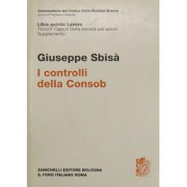 I controlli della Consob - Giuseppe Sbisà - copertina