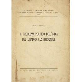 Il problema politico dell'India nel quadro costituzionale - Gastone Breccia - copertina