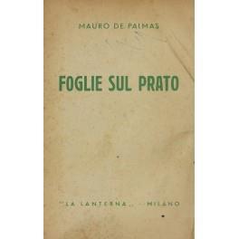 Foglie sul prato - Marco De Palma - copertina