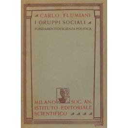 I gruppi sociali. Fondamenti di scienza politica - Carlo Fumian - copertina