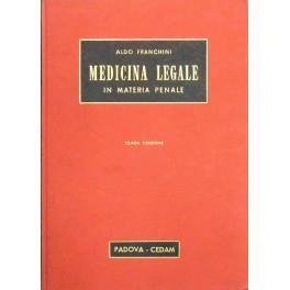 Medicina legale in materia penale - Aldo Franchini - copertina