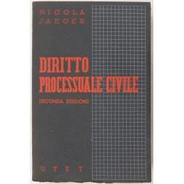 Diritto processuale civile - Nicola Jaeger - copertina