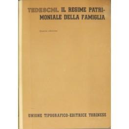 Il regime patrimoniale della famiglia - Guido Tedeschi - copertina