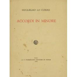 Accordi in minore - Guglielmo Lo Curzio - copertina