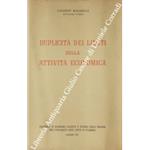 Duplicità dei limiti della attività economica. Prefazione del prof. Giuseppe Ugo Papi