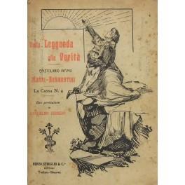 Dalla leggenda alla verità. Epistolario intimo Murri-Bonmartini. La Cassa n. 4. Con prefazione di Guglielmo Ferrero - Anonimo - copertina