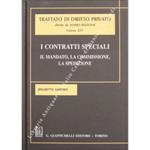 I contratti speciali. Il mandato, la commissione, la spedizione