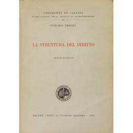 La struttura del diritto - Vittorio Frosini - copertina