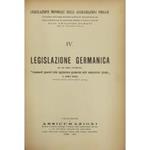 Legislazione germanica con uno studio introduttivo: Lineamenti generali della legislazione germanica sulle assicurazioni private di Ernst Bruck