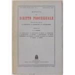 Rivista di Diritto Processuale. Annata 1984. Diretta da: Francesco Carnelutti, Giuseppe Chiovenda, Piero Calamandrei, Enrico Tullio Liebman. Anno XXXIX (Seconda Serie)