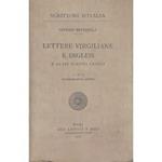 Lettere virgiliane e inglesi. A cura di Vittorio Enzo Alfieri