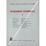 Quaderni Giuridici V